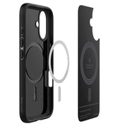 Magsafe Калъф за iPhone 16, Spigen Caseology Parallax, Черен (8)