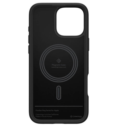 Magsafe Калъф за iPhone 16 Pro, Spigen Caseology Parallax, Черен (3)