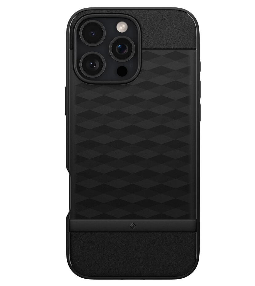 Magsafe Калъф за iPhone 16 Pro, Spigen Caseology Parallax, Черен (2)