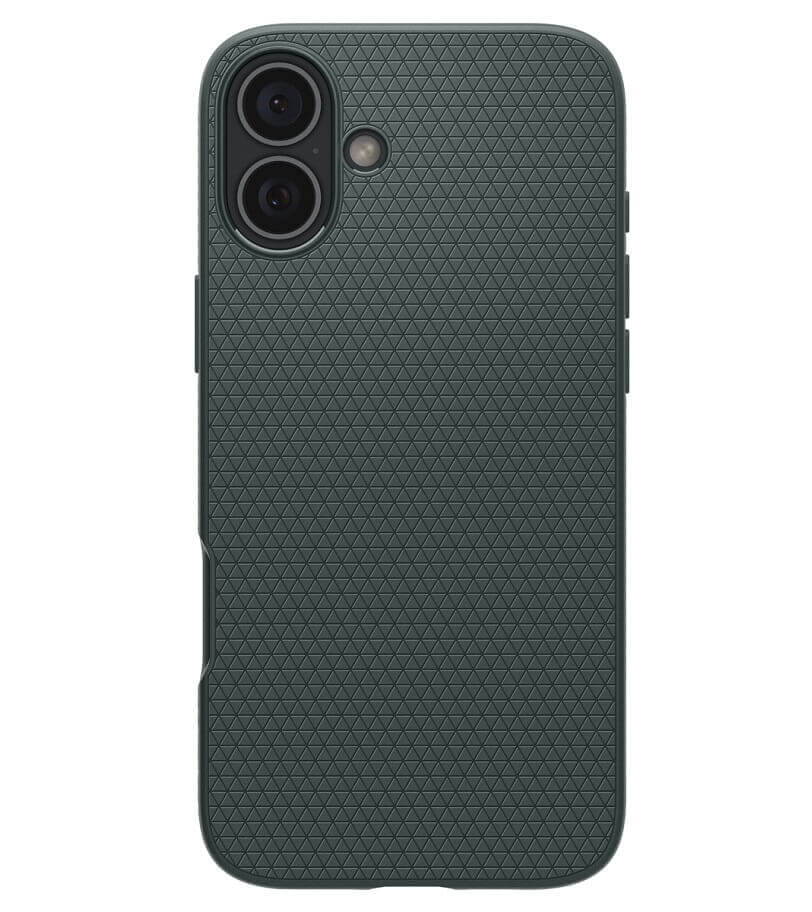 Противоударен Калъф за iPhone 16, Spigen Liquid Air Case, Зелен (2)