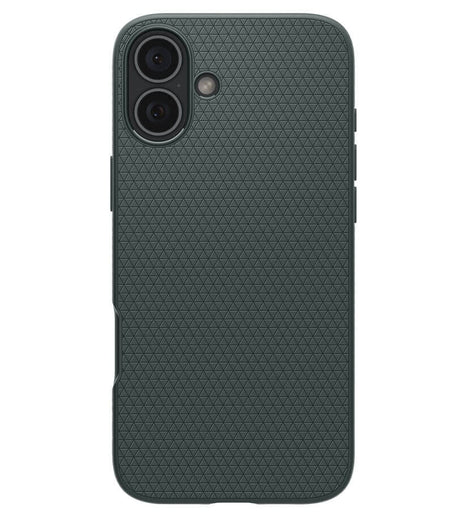 Противоударен Калъф за iPhone 16, Spigen Liquid Air Case, Зелен (2)