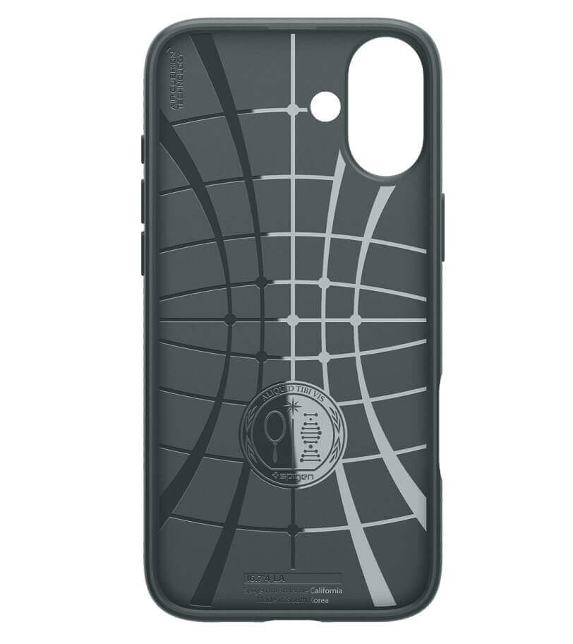 Противоударен Калъф за iPhone 16, Spigen Liquid Air Case, Зелен (4)