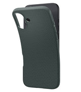 Противоударен Калъф за iPhone 16, Spigen Liquid Air Case, Зелен (6)