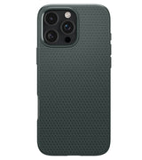 Противоударен Калъф за iPhone 16 Pro Max, Spigen Liquid Air Case, Зелен (2)