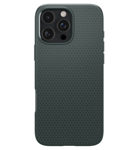 Противоударен Калъф за iPhone 16 Pro Max, Spigen Liquid Air Case, Зелен (2)