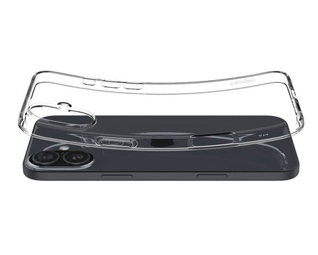 Противоударен Силиконов Калъф за iPhone 16, Spigen Liquid Crystal Case, Прозрачен (7)