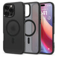 Magsafe Противоударен Калъф за iPhone 16 Pro Max, Spigen Ultra Hybrid Frost Case, Черен