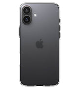 Противоударен Силиконов Калъф за iPhone 16, Spigen Liquid Crystal Case, Прозрачен (2)