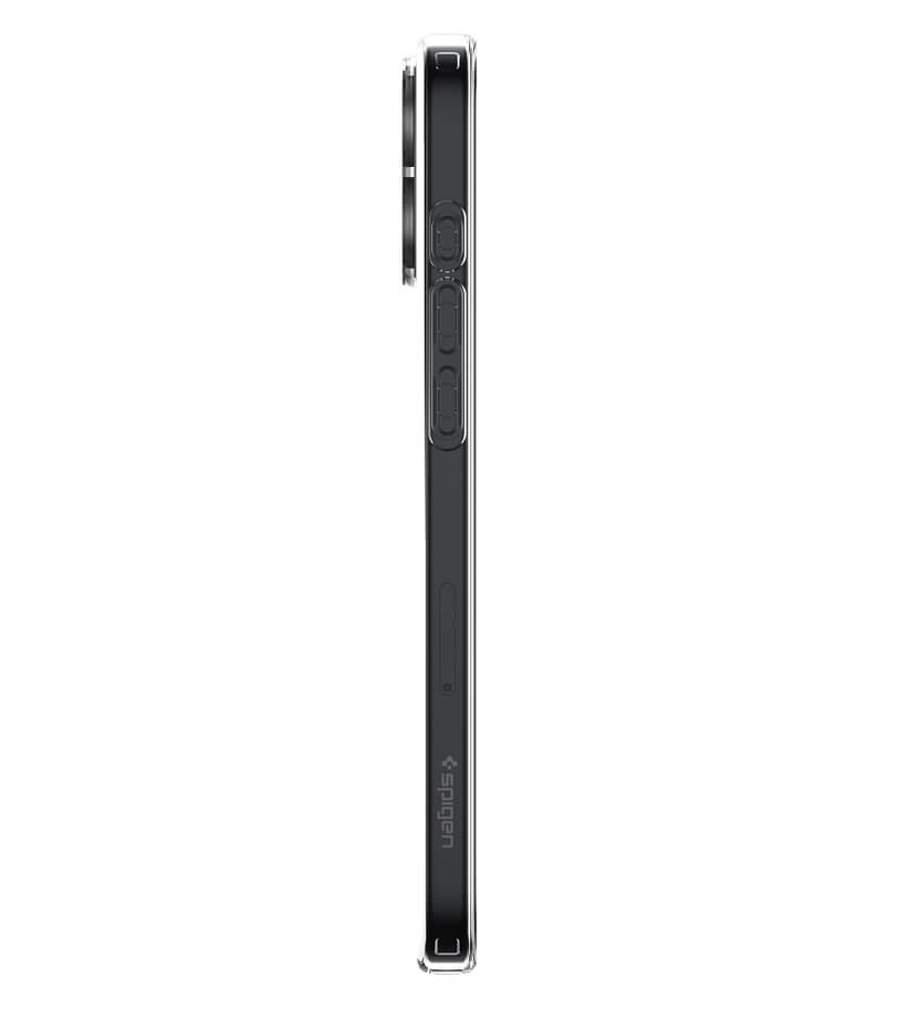 Противоударен Силиконов Калъф за iPhone 16, Spigen Liquid Crystal Case, Прозрачен (4)