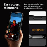 Magsafe Противоударен Калъф за iPhone 16 Pro Max, Spigen Ultra Hybrid Frost Case, Черен (11)