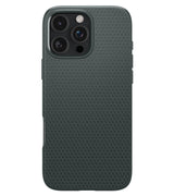 Противоударен Калъф за iPhone 16 Pro, Spigen Liquid Air Case, Зелен (2)