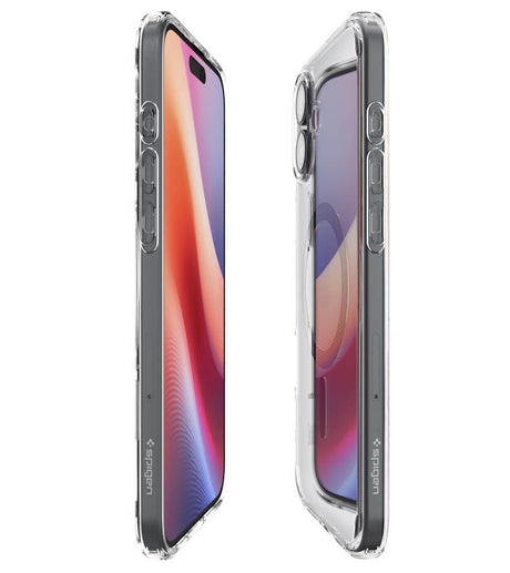 Magsafe Противоударен Калъф за iPhone 16, Spigen Ultra Hybrid Case, Черен (2)