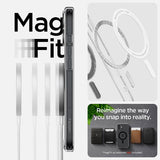Magsafe Противоударен Калъф за iPhone 16, Spigen Ultra Hybrid Case, Черен (9)