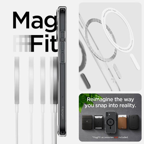 Magsafe Противоударен Калъф за iPhone 16, Spigen Ultra Hybrid Case, Черен (9)