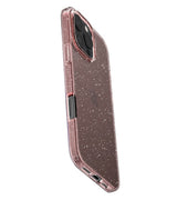 Противоударен Блестящ Калъф за iPhone 16 Pro, Spigen Liquid Crystal Glitter Quartz Case, Розов (3)