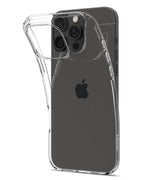 Противоударен Силиконов Калъф за iPhone 16 Pro, Spigen Liquid Crystal Case, Прозрачен (5)