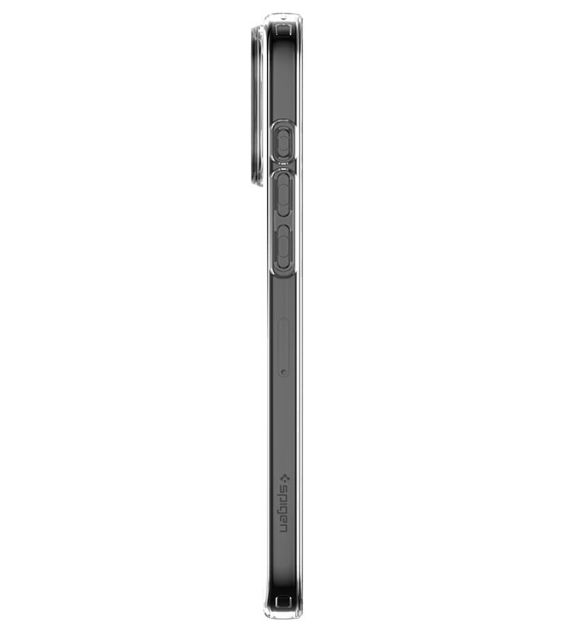 Противоударен Силиконов Калъф за iPhone 16 Pro, Spigen Liquid Crystal Case, Прозрачен (4)