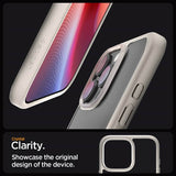Противоударен Калъф за iPhone 16 Pro Max, Spigen Ultra Hybrid Case, Титаниев (9)