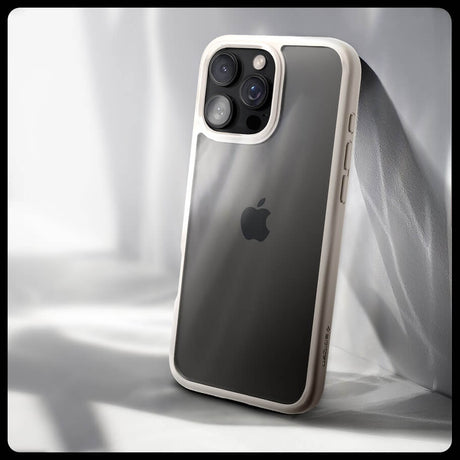 Противоударен Калъф за iPhone 16 Pro Max, Spigen Ultra Hybrid Case, Титаниев (8)