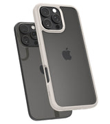 Противоударен Калъф за iPhone 16 Pro Max, Spigen Ultra Hybrid Case, Титаниев (4)