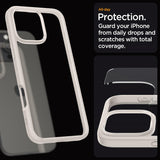 Противоударен Калъф за iPhone 16 Pro Max, Spigen Ultra Hybrid Case, Титаниев (10)