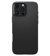 Противоударен Калъф за iPhone 16 Pro Max, Spigen Liquid Air Case, Черен (2)