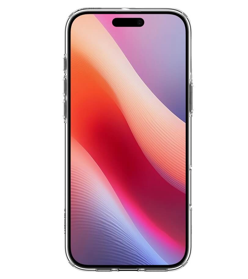 Противоударен Силиконов Калъф за iPhone 16 Pro, Spigen Liquid Crystal Case, Прозрачен (3)