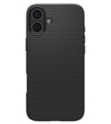 Противоударен Калъф за iPhone 16, Spigen Liquid Air Case, Черен (2)