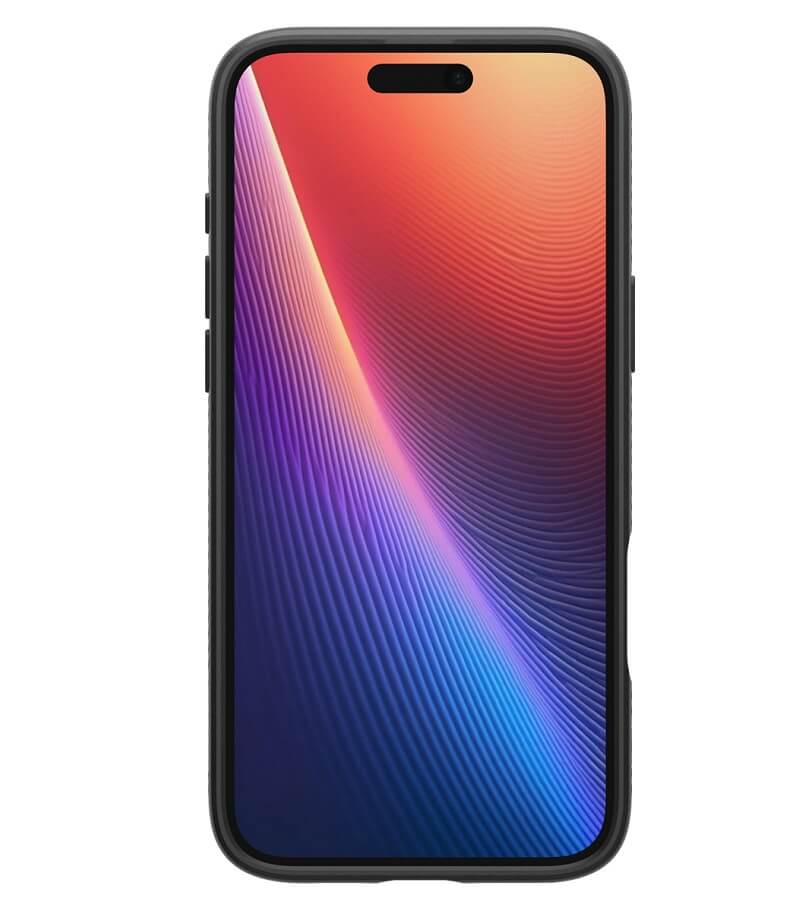 Противоударен Калъф за iPhone 16, Spigen Liquid Air Case, Черен (3)