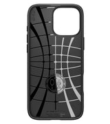 Противоударен Калъф за iPhone 16 Pro, Spigen Liquid Air Case, Черен (3)