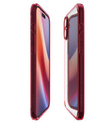 Противоударен Калъф за iPhone 16, Spigen Ultra Hybrid Case, Червен (3)
