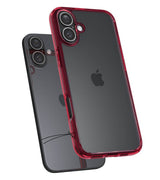Противоударен Калъф за iPhone 16, Spigen Ultra Hybrid Case, Червен (2)