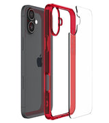 Противоударен Калъф за iPhone 16, Spigen Ultra Hybrid Case, Червен (5)