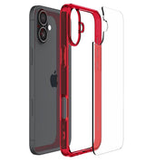 Противоударен Калъф за iPhone 16, Spigen Ultra Hybrid Case, Червен (4)