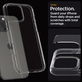 Противоударен Калъф за iPhone 16 Pro Max, Spigen Ultra Hybrid Case, Прозрачен (10)