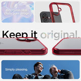 Противоударен Калъф за iPhone 16, Spigen Ultra Hybrid Case, Червен (7)