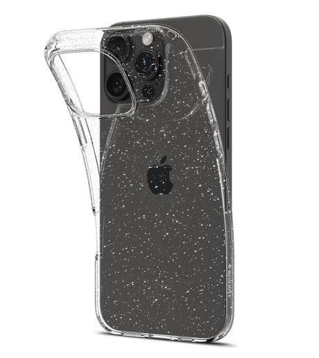 Блестящ Калъф за iPhone 16 Pro, Spigen Liquid Crystal Glitter Case, Прозрачен (2)