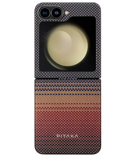 Magsafe Калъф за Samsung Z Flip 7 FE/Flip 6, Pitaka MagEZ 5 Case, Кафяв