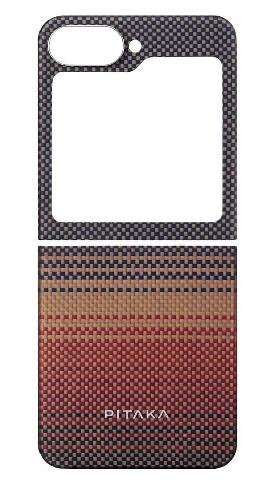 Magsafe Калъф за Samsung Z Flip 7 FE/Flip 6, Pitaka MagEZ 5 Case, Кафяв (2)