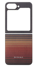 Magsafe Калъф за Samsung Z Flip 7 FE/Flip 6, Pitaka MagEZ 5 Case, Кафяв (2)