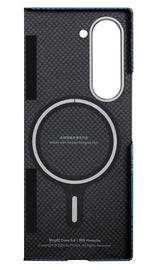 Magsafe Калъф за Samsung Z Fold 6, Pitaka MagEZ 5 Case, Син (3)