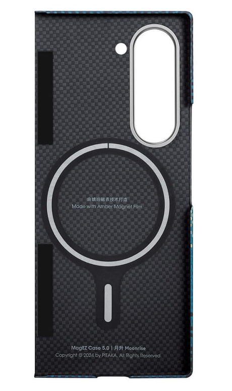 Magsafe Калъф за Samsung Z Fold 6, Pitaka MagEZ 5 Case, Син (3)