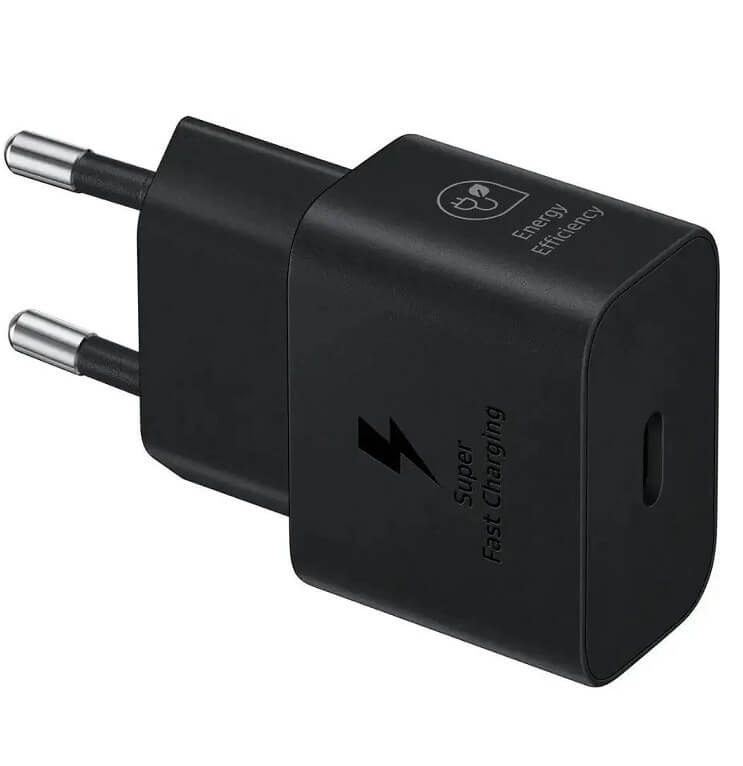Оригинално Зарядно Samsung 25W 220v Super Fast Charger LS с USB-C Кабел EP-T2510XBE, Черен (4)