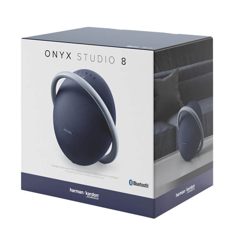 Безжична Колона, Harman Kardon Onyx Studio 8 Bluetooth Speaker, Син (5)