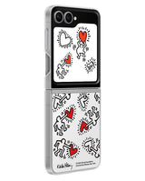 Оригинален Калъф за Samsung Z Flip 7 FE/Z Flip 6, FlipSuit Case EF-ZF741CWEGWW, Прозрачен (2)
