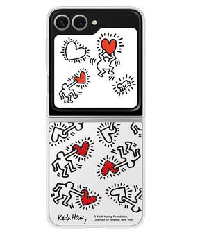Оригинален Калъф за Samsung Z Flip 7 FE/Z Flip 6, FlipSuit Case EF-ZF741CWEGWW, Прозрачен
