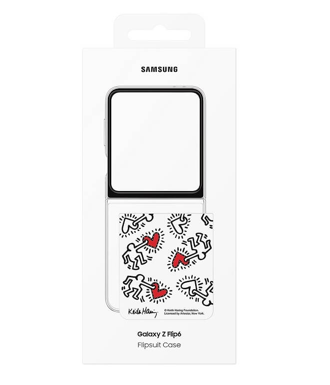 Оригинален Калъф за Samsung Z Flip 7 FE/Z Flip 6, FlipSuit Case EF-ZF741CWEGWW, Прозрачен (6)