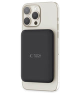 Magsafe Външна Батерия, Tech-Protect Lifemag PB10 5000mAh 15W, Черен