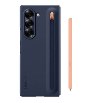 Оригинален Калъф с Писалка за Samsung Z Fold 6, Slim S Pen Case EF-OF95PCNEGWW, Син
