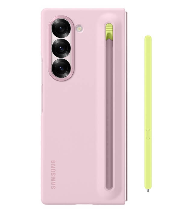 Оригинален Калъф с Писалка за Samsung Z Fold 6, Slim S Pen Case EF-OF95PCPEGWW, Розов